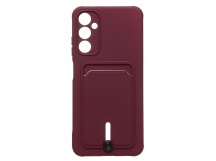 Чехол-накладка - SC304 с картхолдером для "Samsung SM-A057 Galaxy A05s" (bordo) (223975)