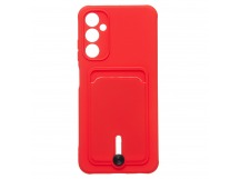 Чехол-накладка - SC304 с картхолдером для "Samsung SM-A057 Galaxy A05s" (red) (223977)