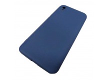 Чехол силиконовый Xiaomi Redmi 9A Silicone Cover Nano темно-синий