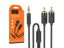 Кабель AUX на 2RCA HOCO UPA28  (черный) 1.5м