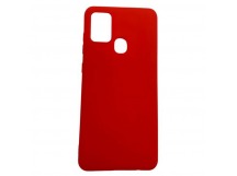 Чехол Samsung A21S (2020) Силикон Матовый Красный