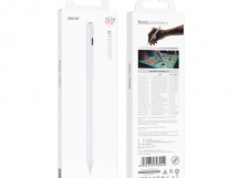 Стилус Hoco GM107 для iPad, магнитный, белый