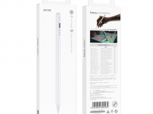 Стилус Hoco GM108 для iPad, быстрая зарядка, магнитный, белый