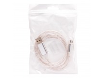 Кабель USB - micro USB - Luminous 100см 2A  (white) (224735)