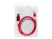Кабель USB - Type-C - Luminous 100см 2A  (red) (124493)