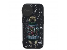 Чехол-накладка NEW ERA Winter для Apple iPhone 15/6.1 (010) черный