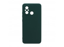 Чехол-накладка Silicone Case NEW ERA для Xiaomi Redmi 12C темно-зеленый