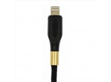 Кабель USB - Lightning BOROFONE BX92 (2.4A/1m/текстиль) черный