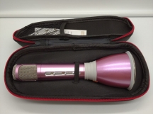 Беспроводной караоке микрофон K068 (розовый)