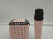 Колонка - Bluetooth Y1 + 1 микрофон (розовый)