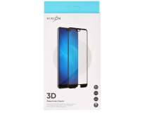 Защитное стекло 3D для iPhone 15 (черный) (VIXION)