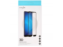 Защитное стекло 3D для iPhone 15 Plus (черный) (VIXION)