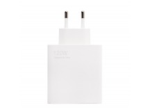 Адаптер Сетевой [Xiaomi] [BHR6034EU] USB 120W + кабель USB - Type-C (Класс B) (white) (221956)