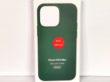 Чехол для iPhone 13 Pro Max Silicone Case, Magsafe с анимацией, зеленый