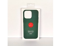 Чехол для iPhone 13 Pro Silicone Case, Magsafe с анимацией, зеленый