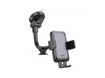 Держатель автомобильный Hoco зажим H27 Rock лобовое стекло, приборная панель (gray) (225037)