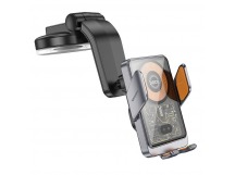 Держатель автомобильный Hoco гравитационный+беспроводная зарядка HW8 лобовое стекло, приборн(225033)