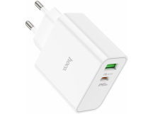 Адаптер Сетевой Hoco C113A PD USB/Type-C 65W (white) (215772)