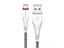 Кабель USB - micro USB Borofone BX90 100см 2,4A (white) (217430)