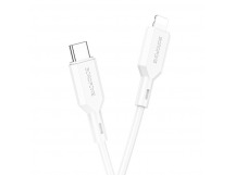 Кабель Type-C - Apple lightning Borofone BX70 (повр. уп) 100см 3A  (white) (223271)