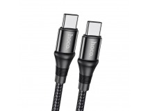 Кабель Type-C - Type-C Hoco X50 Excellent (повр. уп) 100W 100см 5A  (black) (223307)