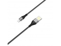 Кабель USB - Apple lightning Borofone BU11 (повр. уп) 120см 2,4A  (black) ()