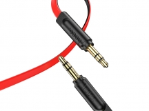 Аудиосоединитель Hoco UPA16 AUX 3,5мм-3,5мм, 1м красный