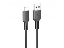 Кабель USB - Apple lightning Borofone BX70 (повр. уп) 100см 2,4A  (black) (223416)