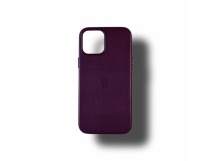 Чехол для iPhone 14 Plus кожаный Magsafe, фиолетовый