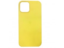Чехол для iPhone 15 кожаный Magsafe, желтый