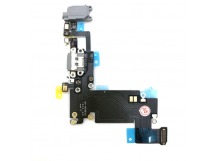 Шлейф iPhone 6S Plus на системный разъем + разъем гарнитуры + микрофон Серый
