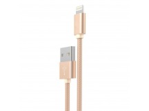 Кабель USB - Apple lightning Hoco X2 Rapid (повр. уп) 100см 2A  (gold) (223506)