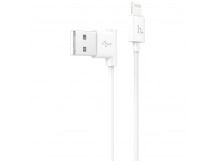 Кабель USB - Apple lightning Hoco UPL11 (повр. уп) 120см 2,4A  (white) (223494)
