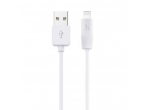 Кабель USB - Apple lightning Hoco X1 Rapid (повр. уп) 100см 2,4A  (white) (223495)