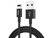 Кабель USB - Apple lightning Hoco X23 Skilled (повр. уп) 100см 2,1A  (black) (223519)