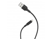 Кабель USB - Apple lightning Hoco X25 (повр. уп) 100см 2A  (black) (223524)