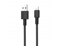 Кабель USB - Apple lightning Hoco X29 Superior (повр. уп) 100см 2,4A  (black) (223539)