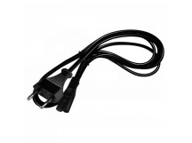 Кабель питания (евровилка - 2 pin, 1,5 м) Черный