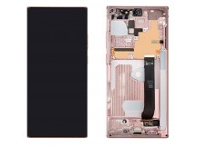 Дисплей для Samsung N985F Galaxy Note 20 Ultra в рамке + тачскрин (коричневый) 100%