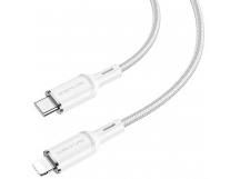 Кабель USB - Apple lightning Borofone BX90 100см 2,4A (white) (217427)