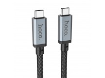 Кабель USB 4.0 Hoco US05 Thunderbolt 4 Pro (40Gbps) 100W 100см 5A  (black) (220559)