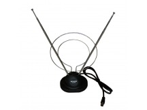 Антенна  комнатная мв+дмв RX-100, "Усы+кольцо" Rexant