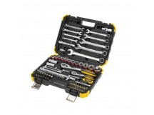 Набор инструментов, 1/2, 1/4, CrV, пластиковый кейс, 82 предмета KRANZ