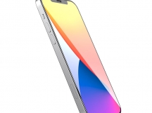 Защитное стекло Hoco A12 Plus Iphone 13 mini (5.4) "Nano 3D"ударопрочное усиленные края, цвет черный