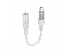 Переходник HOCO LS37 TypeC - Aux 3.5 (серый)