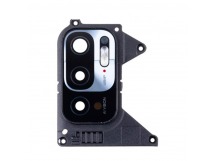 Стекло камеры для Xiaomi Redmi Note 10T/10 5G (M2103K19Y) в сборе с рамкой Черный