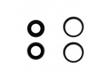 Стекло камеры для iPhone 14/14 Plus (комплект 2 шт.) Черный