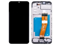 Дисплей для Samsung Galaxy A03s (A037F) модуль c рамкой Черный - OR Ref. (SP) (GH81-21232A)