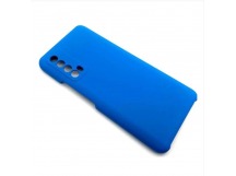 Чехол Huawei P Smart (2021) Silicone Case №10 (No Logo) в упаковке Джинсовый Синий
