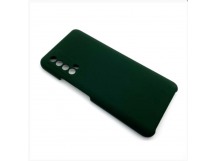 Чехол Huawei P Smart (2021) Silicone Case №22 (No Logo) в упаковке Черно-Зеленый